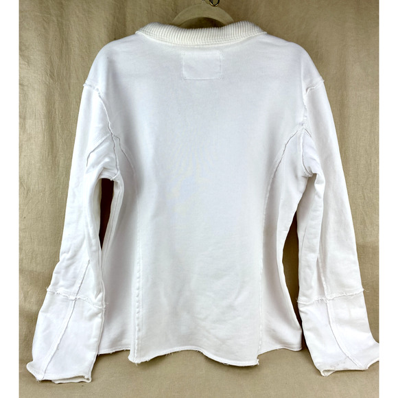 Cirque Du Soleil Jacket And I am Free 100% Cotton Full Zip White Size XL - Picture 9 of 12